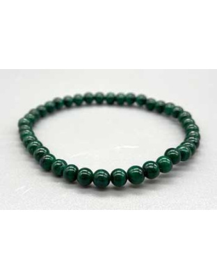 4mm Malachite stretch bracelet
