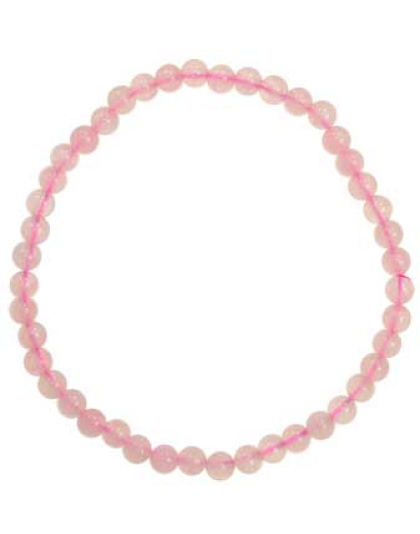 4mm Rose Quartzstretch bracelet
