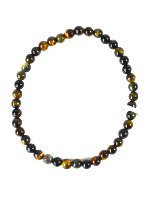 4mm Tiger Eye, Blue