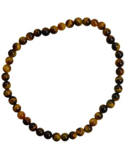 4mm Tiger Eye stretch bracelet