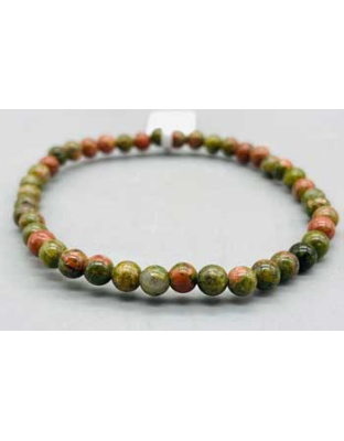 4mm Unakite bracelet