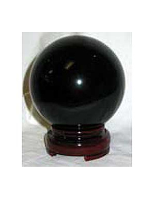 50mm Black gazing ball