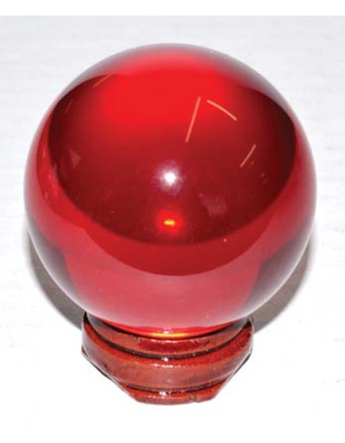 50mm Red gazing ball