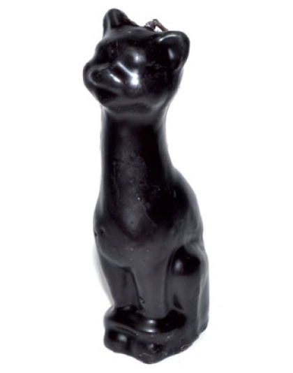 5 1/2" Black Cat candle