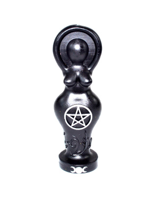 5 1/2" Black Goddess candle