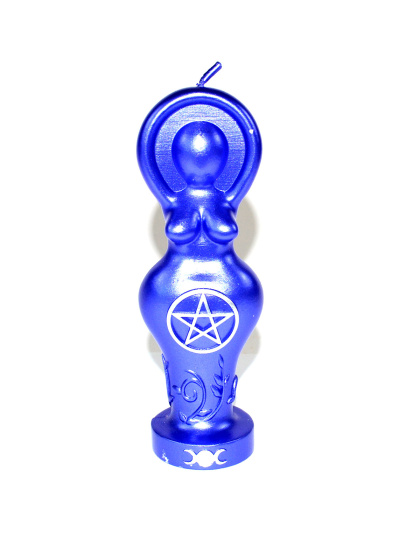 5 1/2" Purple Goddess candle