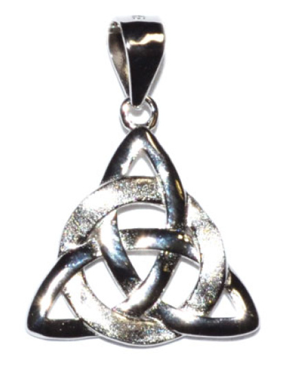 5/8" Triquetra sterling pendant
