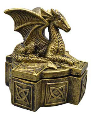 5" Celtic Dragon box