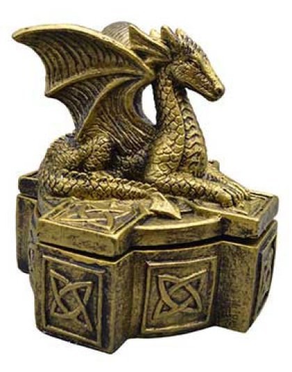 5" Celtic Dragon box