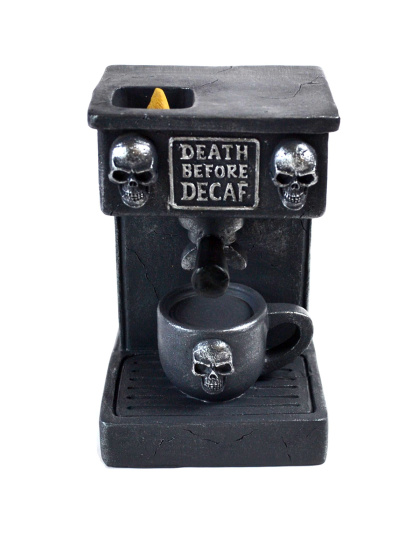 5" Espresso Coffee maker backflow incense burner
