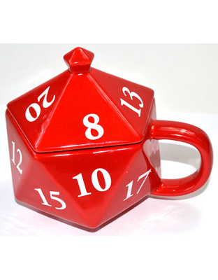 5" Gaming Dice mug & Lid