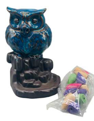 5" Owl backflow burner