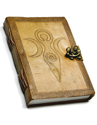5" x 7" Goddess of Earth Embossed leather w/ latch