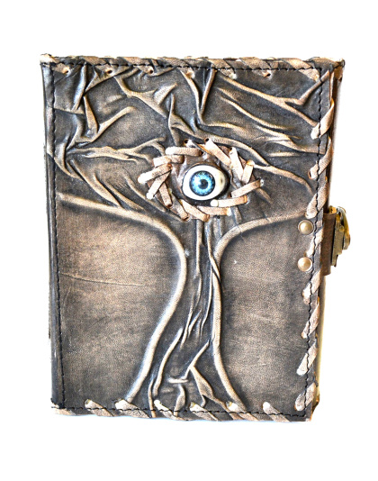 5" x 7" Tree & Eye leather w/ latch
