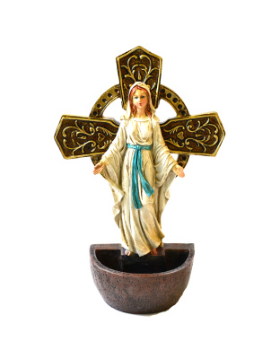 6 1/2" Our Lady of Grace fountain