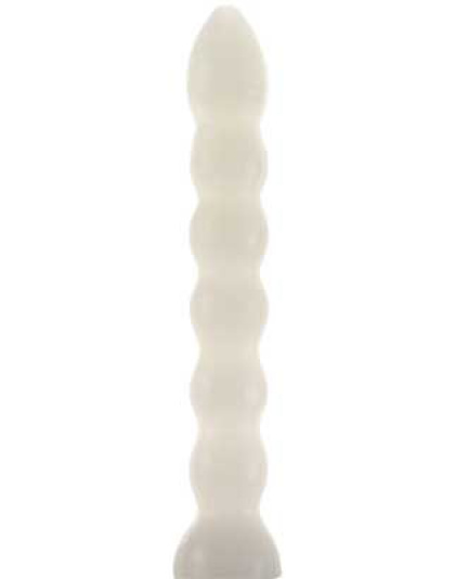 6 1/2" White Seven Knob candles