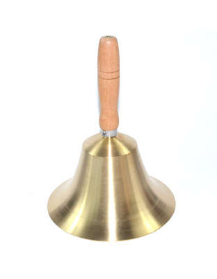 6 1/2" x 9" Brass Hand bell