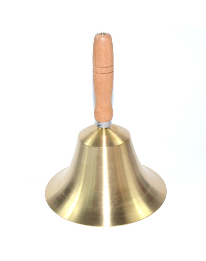 6 1/2" x 9" Brass Hand bell