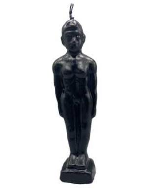 6 3/4" Black Man candle
