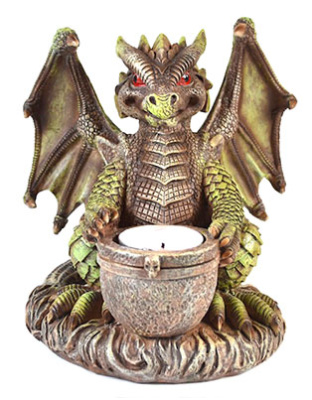 6 3/4" Dragon burner/ tea lite