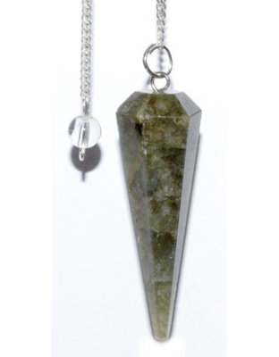6-sided Labradorite pendulum