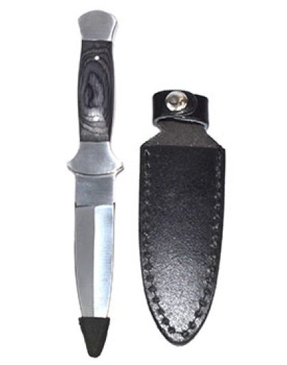 7 1/2" Black wood handle athame