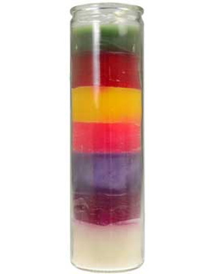 7 Color 7-day jar candle