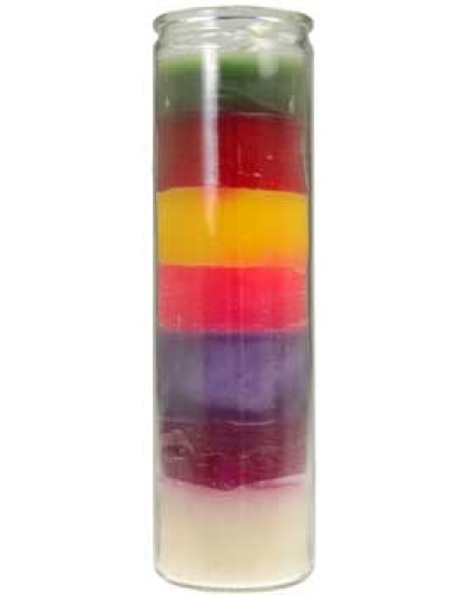 7 Color 7-day jar candle