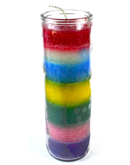 7 Color 7-day jar candle