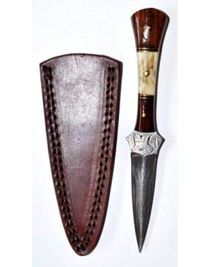 7" Baby Stag Damascus athame