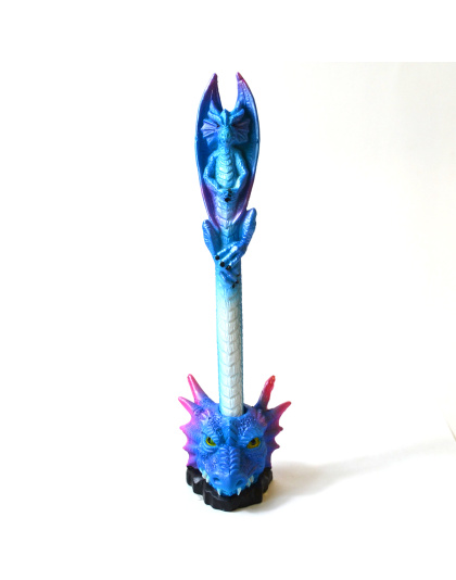 7" Blue Dragon pen