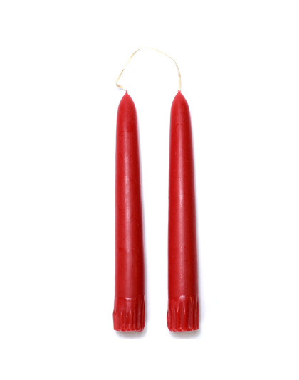 7" Light Red taper pair