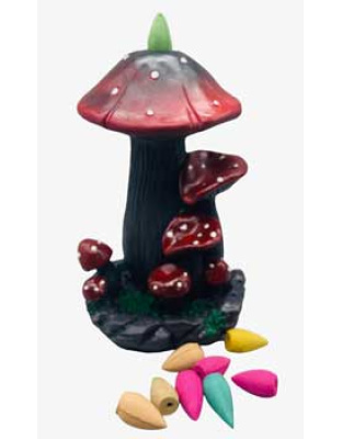 7" Mushroom backflow burner