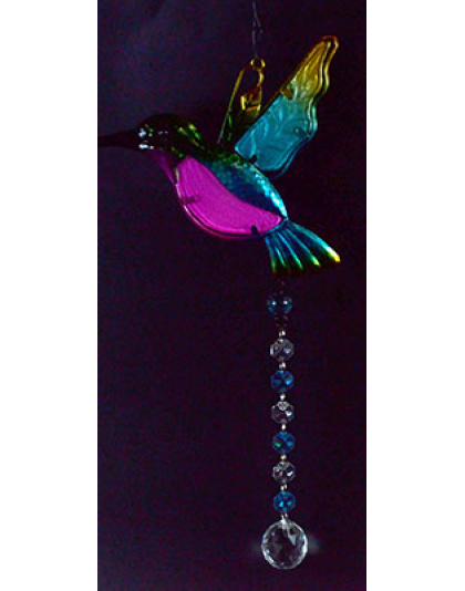 7" x 17" Hummingbird sun catcher
