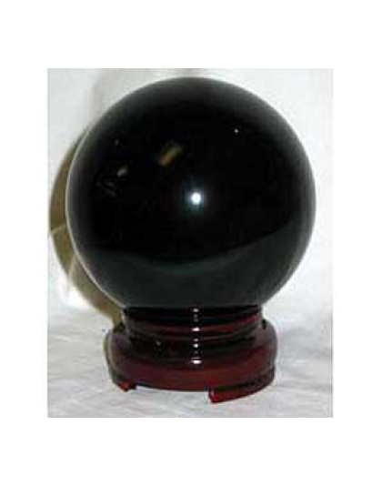80mm Black gazing ball