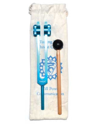 8 1/2" Throat (light blue) tuning fork
