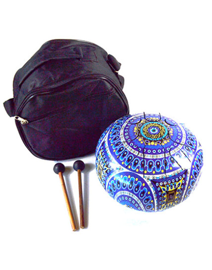 8" Happy Drum Fatima Hand/Evil Eye