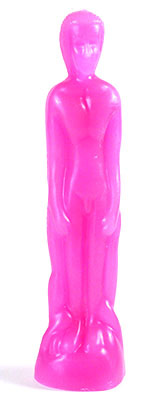 8" Pink Male candle