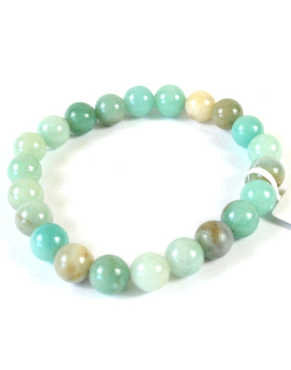 8mm Amazonite, Mixed bracelet