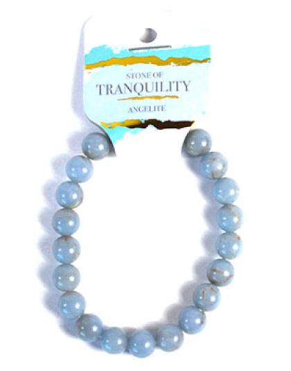 8mm Angelite bracelet