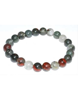 8mm Bloodstone (Seftonite) bracelet