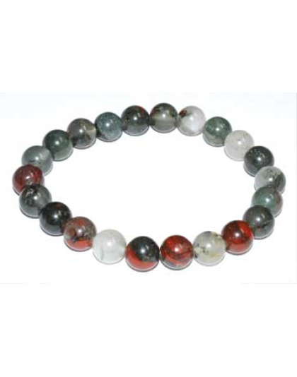 8mm Bloodstone (Seftonite) bracelet