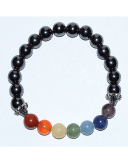 8mm Chakra/ Hematite