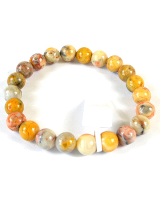 8mm Crazy Lace Agate bracelet