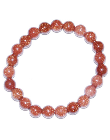 8mm Goldstone bracelet