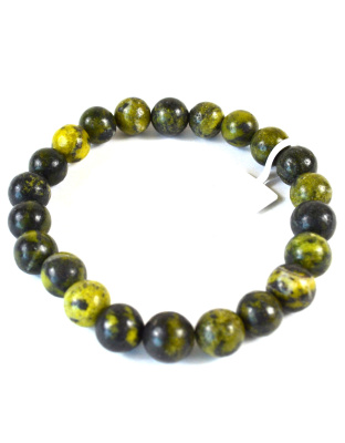 8mm Green Serpentine bracelet