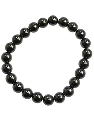 8mm Hematite (man-made) bracelet