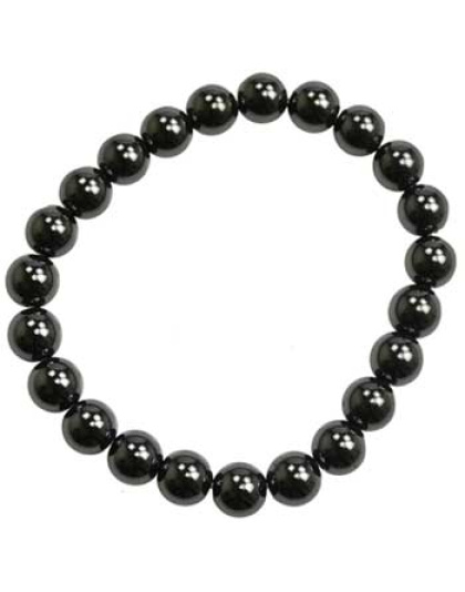 8mm Hematite (man-made) bracelet