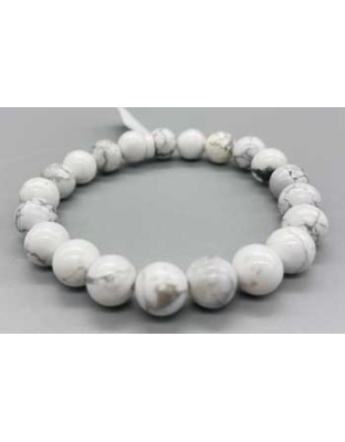 8mm Howlite bracelet