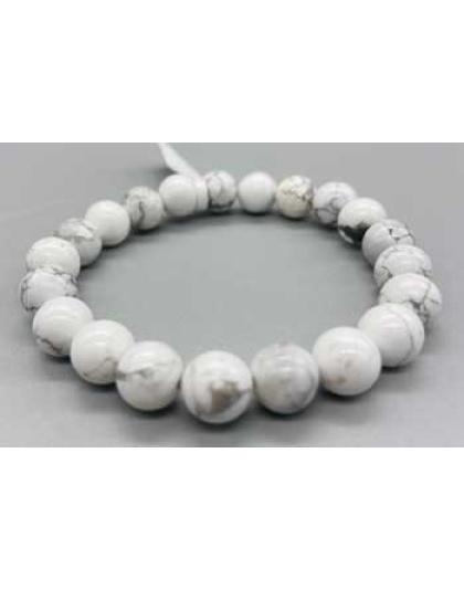 8mm Howlite bracelet